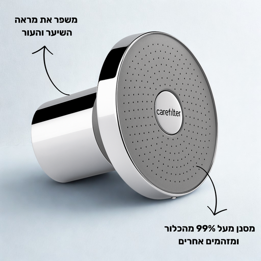ראש גשם מסנן למקלחת